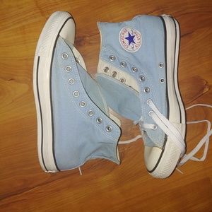 Sky blue Converse